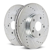Load image into Gallery viewer, PowerStop Brake Rotors - Slot &amp; Drilled Power Stop 12-20 Jeep Grand Cherokee Front Right Evolution Drilled &amp; Slotted Rotor