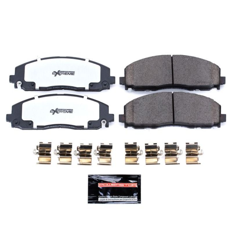 PowerStop Brake Pads - Performance Power Stop 17-19 Chrysler Pacifica Front Z36 Truck & Tow Brake Pads w/Hardware