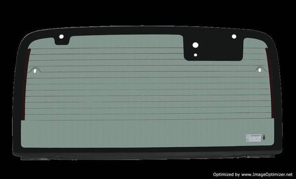 PPR Back Glass 30 9902 97-02 - Jeep Wrangler TJ 97-02 Back hard top glass, Heated, with Attachments