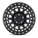 Black Rhino Primm 17x9 5x127 -18 Matte Black With Brass Bolts-Clearance