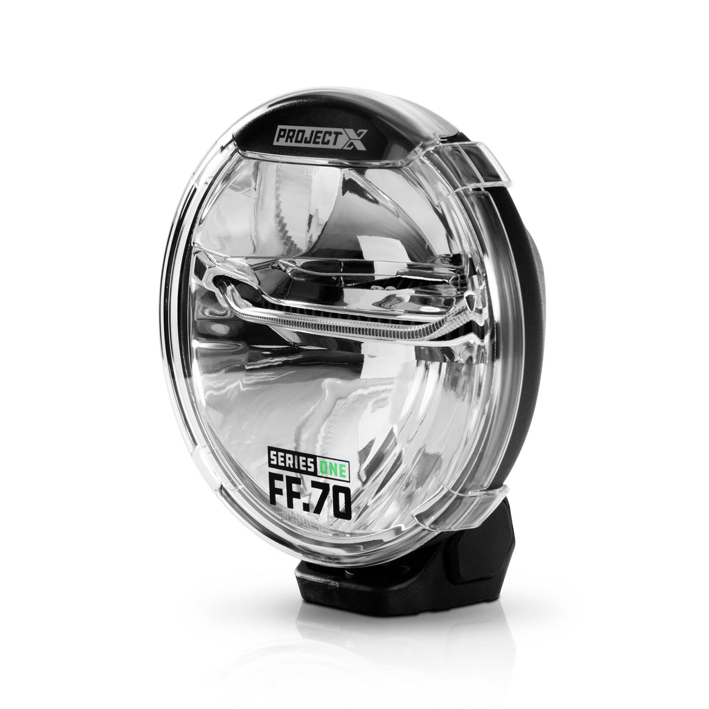 PROJECT X Auxiliary Light SERIES ONE FF.70 - FREE FORM 7 INCH LED AUXILIARY LIGHT - SPOT BEAM - AL538801-1 - PROJECT X