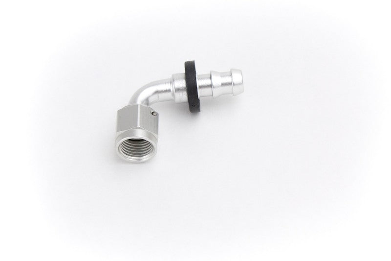 PSC Motor Sports Hose Ends Fitting, #6 JIC 90 Degree Low Pressure Push Lock PSC Performance Steering Components - PSC Motor Sports - HF-LP906