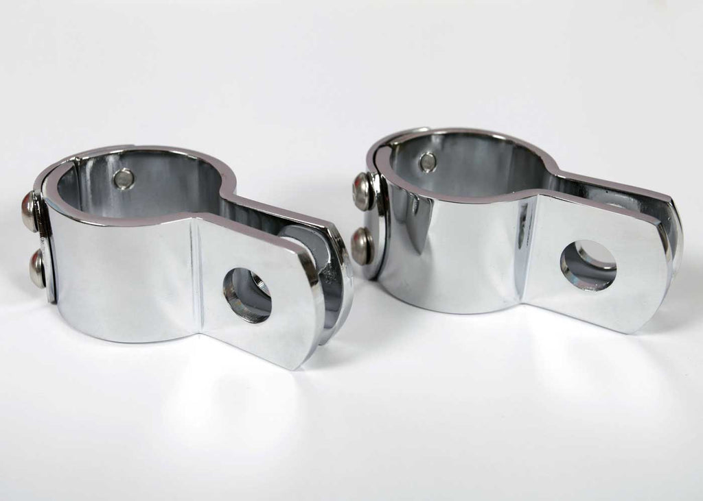 Quake LED Bar Clamp 1 1/8 Inch Chrome Bar Clamp Universal - QBU258 - Quake LED