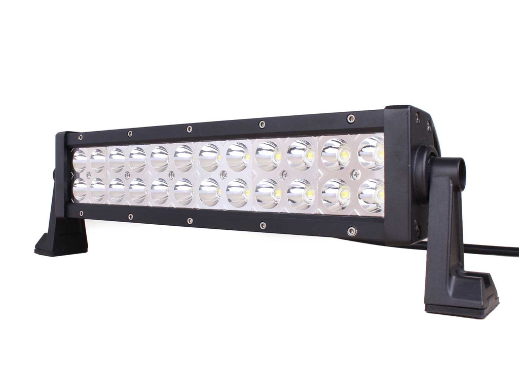 Quake LED Light Bar 14 Inch LED Light Bar Dual Row 72 Watt Combo White/Green Magma Series - QUDG396 - Quake LED