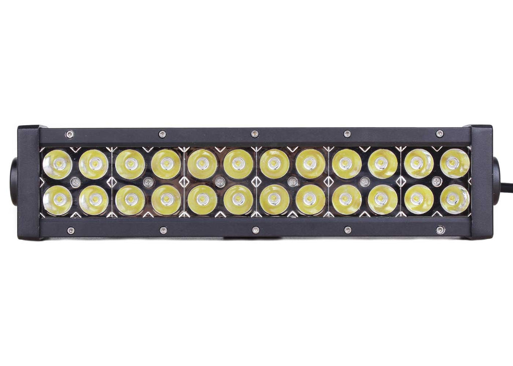Quake LED Light Bar 14 Inch LED Light Bar Dual Row 72 Watt Combo White/Red Magma Series - QUDR009 - Quake LED