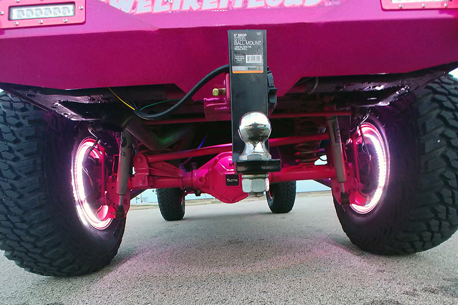 Quake LED Wheel Accent Light 14 Inch Universal RGB Wheel Lights Kits - QTE994 - Quake LED