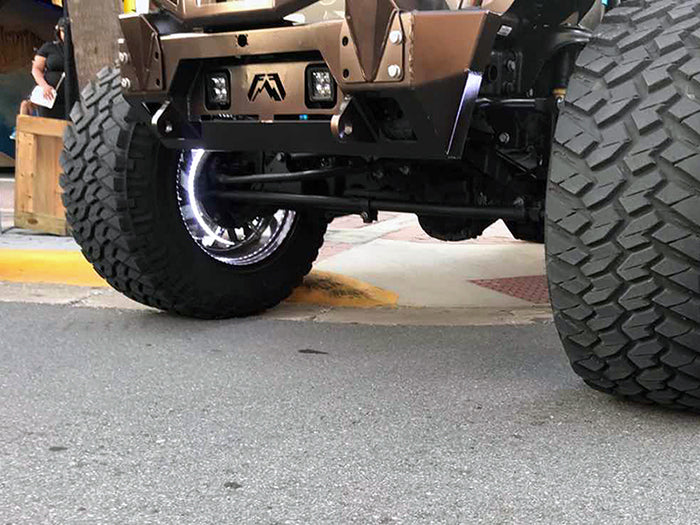 Quake LED Wheel Accent Light 15.5 Inch Universal RGB Wheel Lights Kits - QTE995 - Quake LED