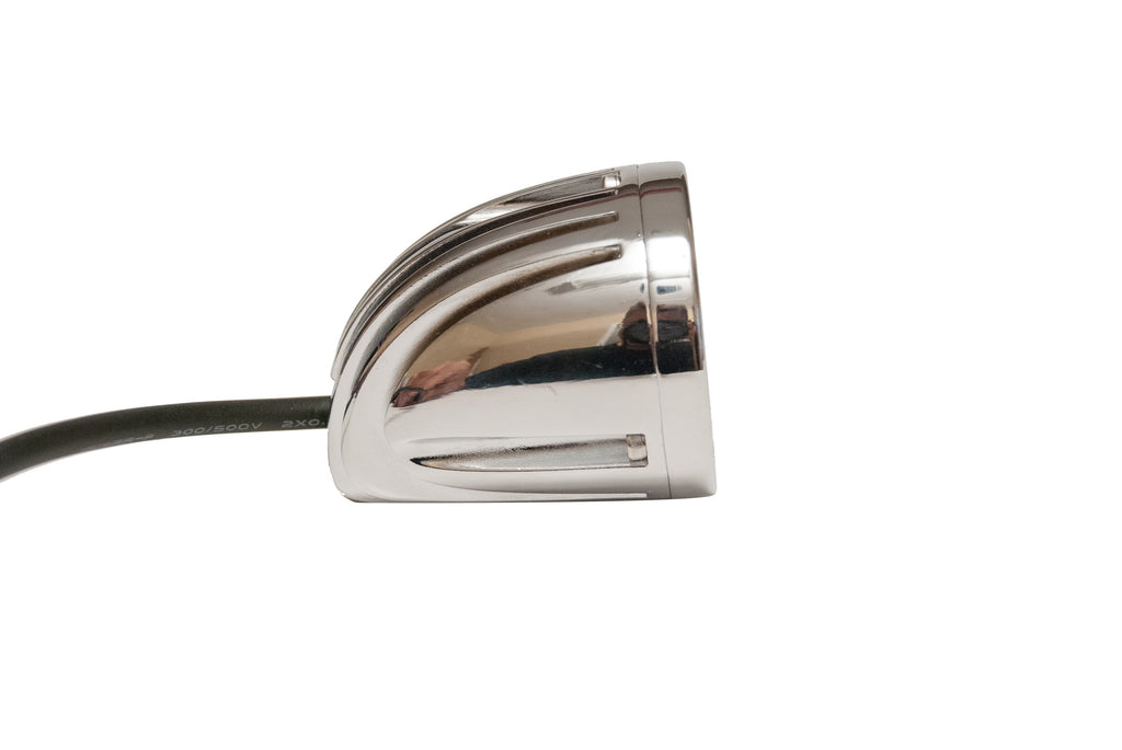 Quake LED Work Light 2 Inch Work Light Round Polished Chrome 10 Watt Spot Quantum Series - QQU059 - Quake LED