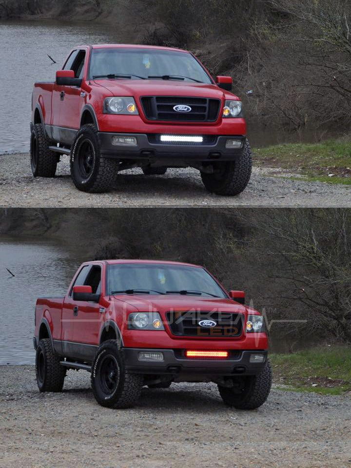 Quake LED Light Bar 22 Inch LED Light Bar Dual Row 120 Watt Combo White/Amber Magma Series - QUDA019 - Quake LED