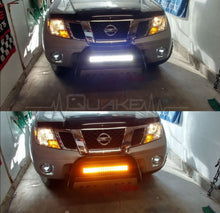 Load image into Gallery viewer, Quake LED Light Bar 22 Inch LED Light Bar Dual Row 120 Watt Combo White/Amber Magma Series - QUDA019 - Quake LED