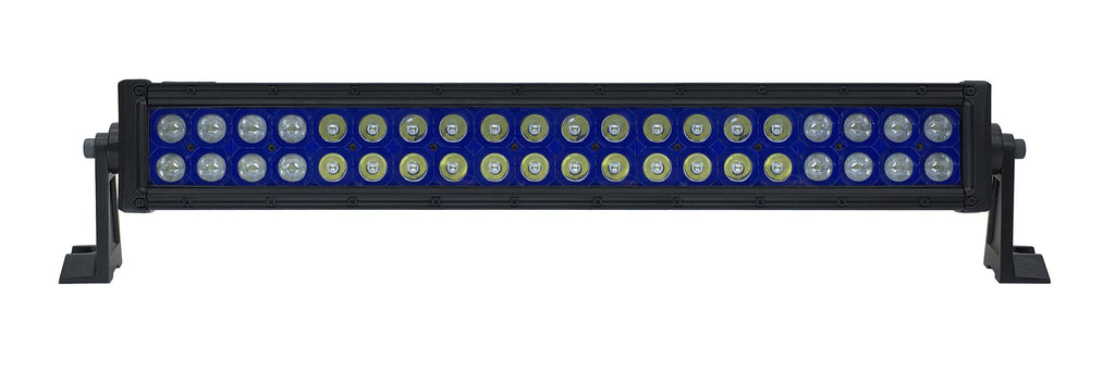 Quake LED Light Bar 23 Inch LED Light Bar Dual Row 120 Watt Blue Reflector Combo Ultra Color Series - QUU618 - Quake LED