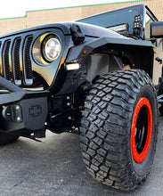 Load image into Gallery viewer, Quake LED Turn Signal Light 3 Inch Jeep Wrangler JL/Gladiator DRL Fender Lights w/Switchback Turn Signal - QTE956 - Quake LED