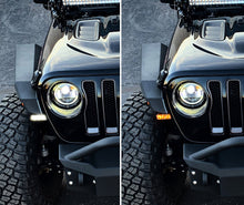 Load image into Gallery viewer, Quake LED Turn Signal Light 3 Inch Jeep Wrangler JL/Gladiator DRL Fender Lights w/Switchback Turn Signal - QTE956 - Quake LED