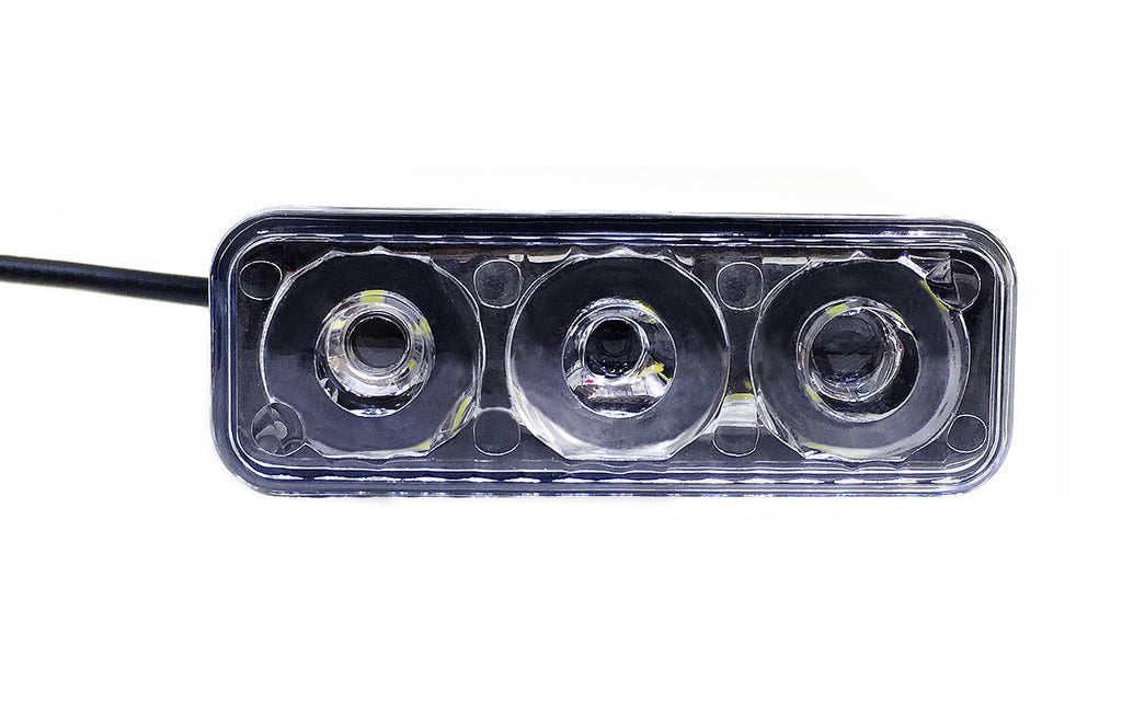 Quake LED Turn Signal Light 3 Inch Jeep Wrangler JL/Gladiator DRL Fender Lights w/Switchback Turn Signal - QTE956 - Quake LED