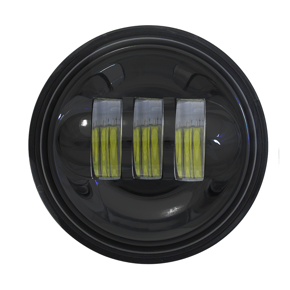 Quake LED Fog Light 4.5 Inch 30 Watt Fog Light Black Reflector Tempest Series - QTE464 - Quake LED