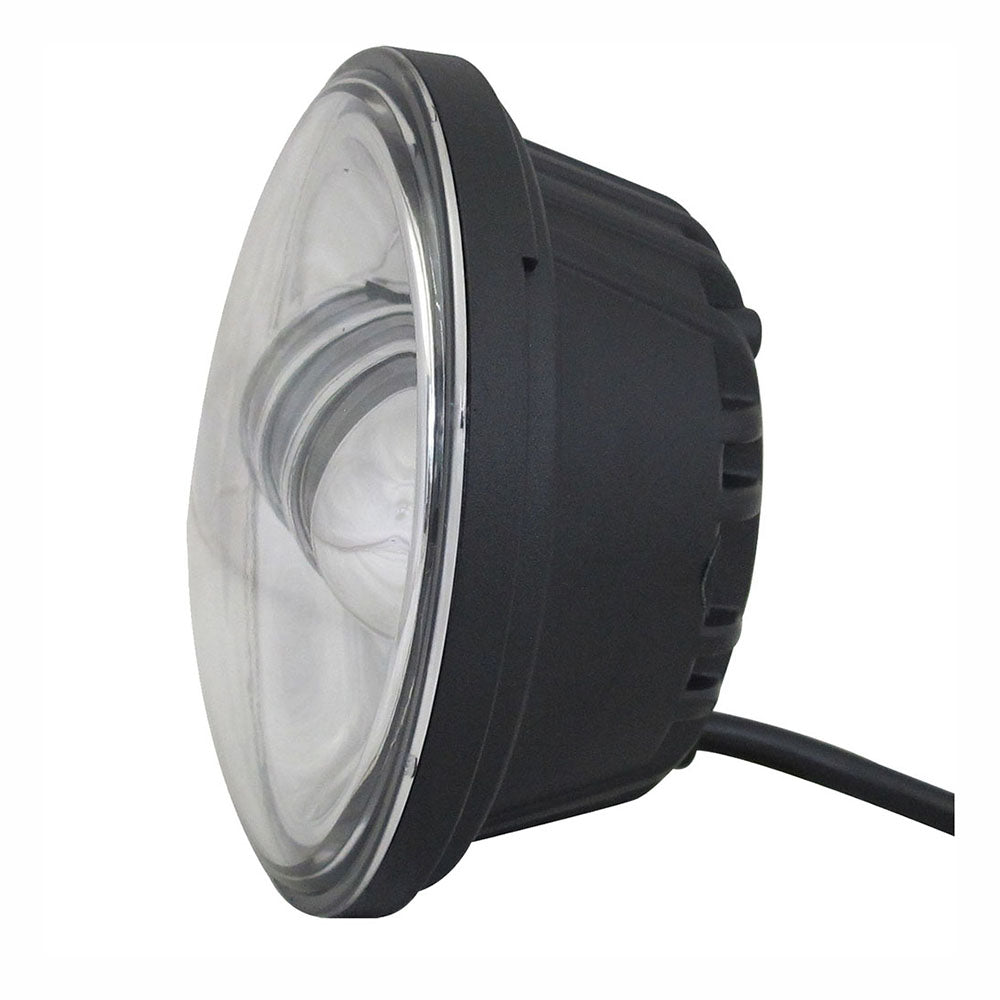 Quake LED Fog Light 4.5 Inch 30 Watt Fog Light Chrome Reflector Tempest Series - QTE465 - Quake LED