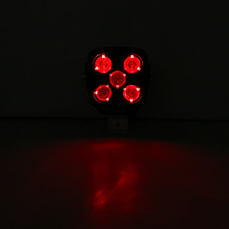 Quake LED Work Light 4.5 Inch Work Light 50 Watt Spot RGB Accent Megaton Series Quad-Lock/Interlock - QME796 - Quake LED