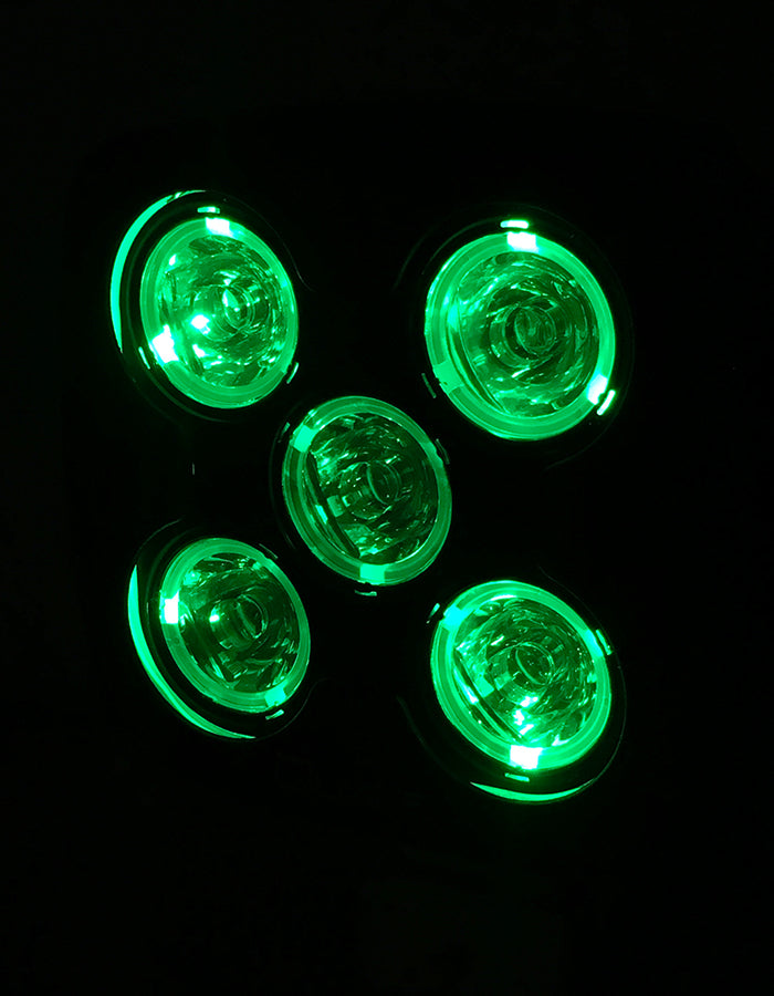 Quake LED Work Light 4.5 Inch Work Light 50 Watt Spot RGB Accent Megaton Series Quad-Lock/Interlock - QME796 - Quake LED