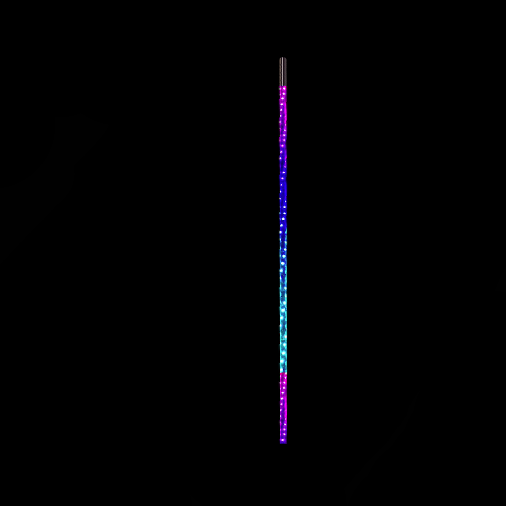 Quake LED Radio Antenna 4 Foot HD RGB CB Antenna 2.15 DB Gain 27 MHZ Frequency - QW853 - Quake LED