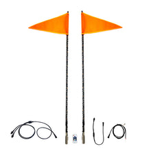 Load image into Gallery viewer, Quake LED Whip Light 4 Foot HD RGB LED Light Whip Dual - QW848 - Quake LED
