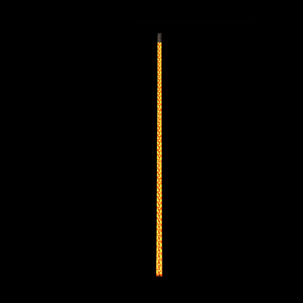 Quake LED Radio Antenna 4 Foot RGB Accent CB Antenna Whip Light Single Quad-Lock/Interlock - QW834 - Quake LED