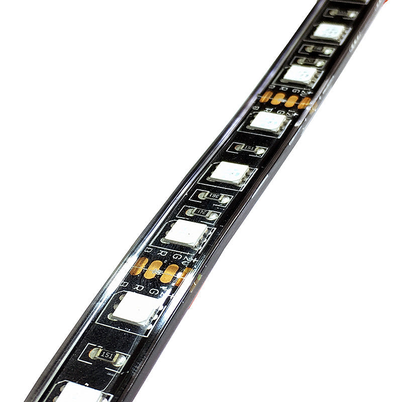Quake LED Auxiliary Light 4 Foot RGB Strip Lights Quadlock/Interlock Compatible - QSL908 - Quake LED