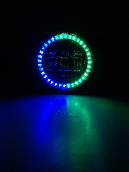 Quake LED Fog Light 4 in. 30 Watt Jeep JK CJ TJ Fog Light RGB HD Accent Tempest - QTE905 - Quake LED