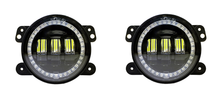 Load image into Gallery viewer, Quake LED Fog Light 4 in. 30 Watt Jeep JK CJ TJ Fog Light RGB HD Accent Tempest - QTE905 - Quake LED