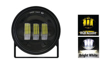 Load image into Gallery viewer, Quake LED Work Light 4 in. 30W Black Spot Round Pod Adjustable Angle And RGB Accent - QQU987 - Quake LED