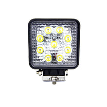 Load image into Gallery viewer, Quake LED Work Light 4 Inch Work Light 27 Watt 30 Degree Green Spot Fracture Series - QFR137 - Quake LED