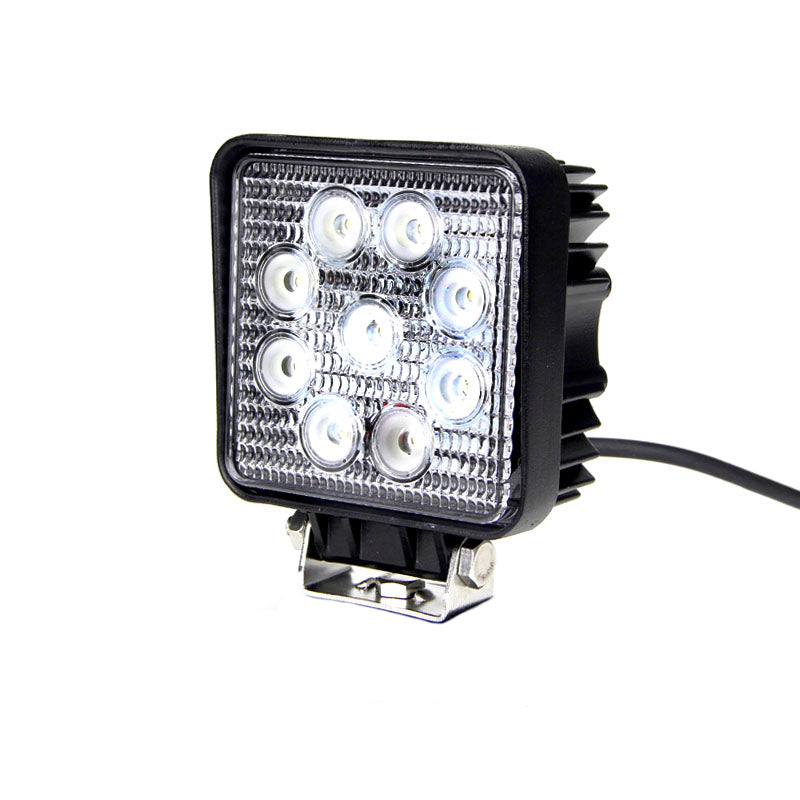 Quake LED Work Light 4 Inch Work Light 27 Watt 60 Degree Flood Fracture Series - QFR202 - Quake LED