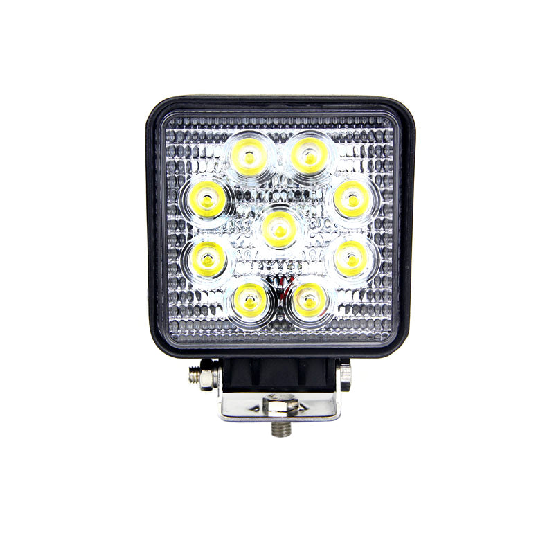 Quake LED Work Light 4 Inch Work Light 27 Watt 60 Degree Warm Flood Fracture Series - QFR167 - Quake LED