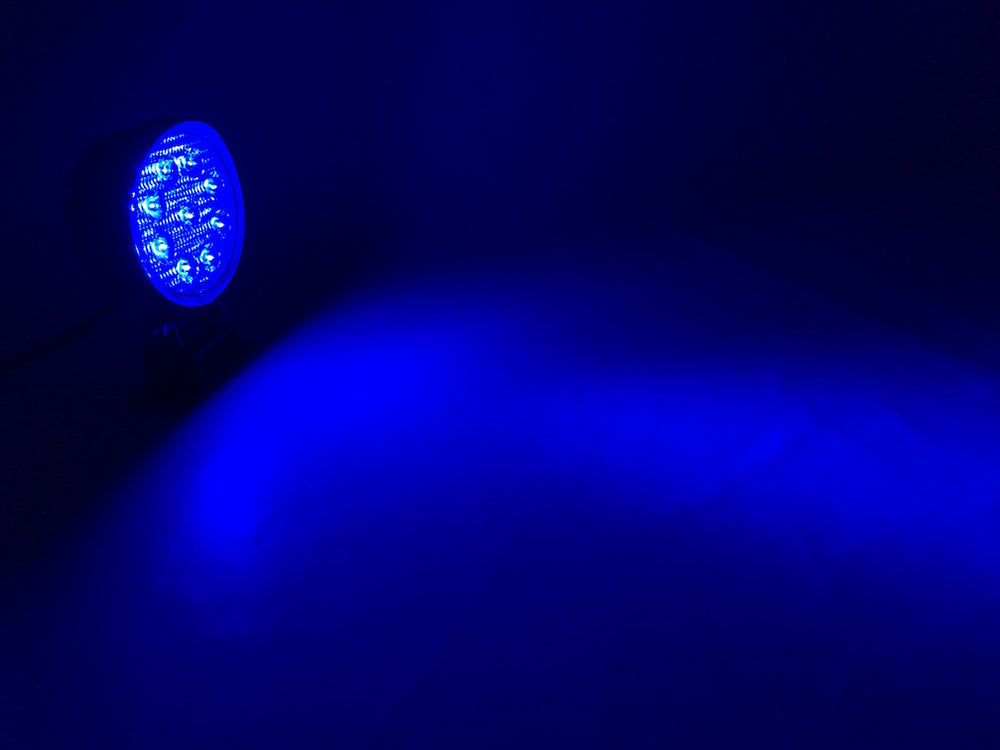 Quake LED Work Light 4 Inch Work Light 27 Watt Blue Spot Fracture Series - QFR496 - Quake LED