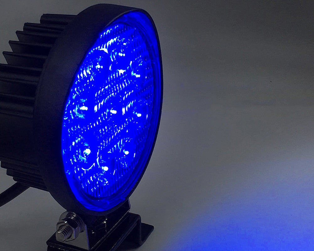 Quake LED Work Light 4 Inch Work Light 27 Watt Blue Spot Fracture Series - QFR496 - Quake LED