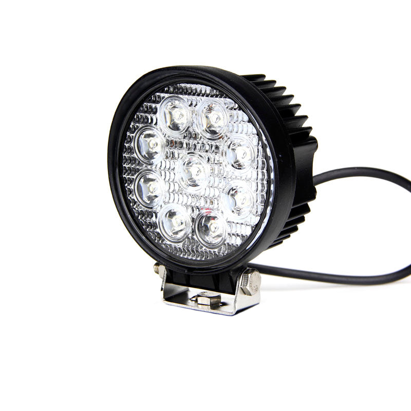 Quake LED Work Light 4 Inch Work Light 27 Watt Green Spot Fracture Series - QFR069 - Quake LED