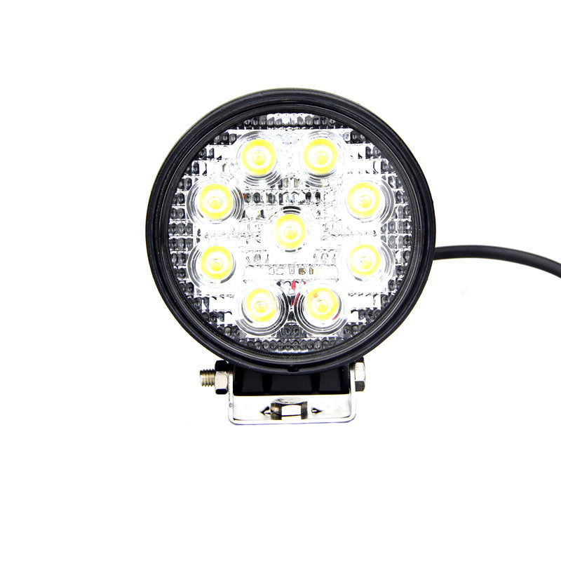 Quake LED Work Light 4 Inch Work Light 27 Watt Green Spot Fracture Series - QFR069 - Quake LED