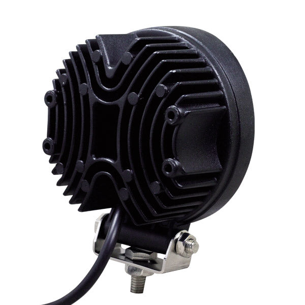 Quake LED Work Light 4 Inch Work Light 27 Watt Red Spot Fracture Series - QFR494 - Quake LED
