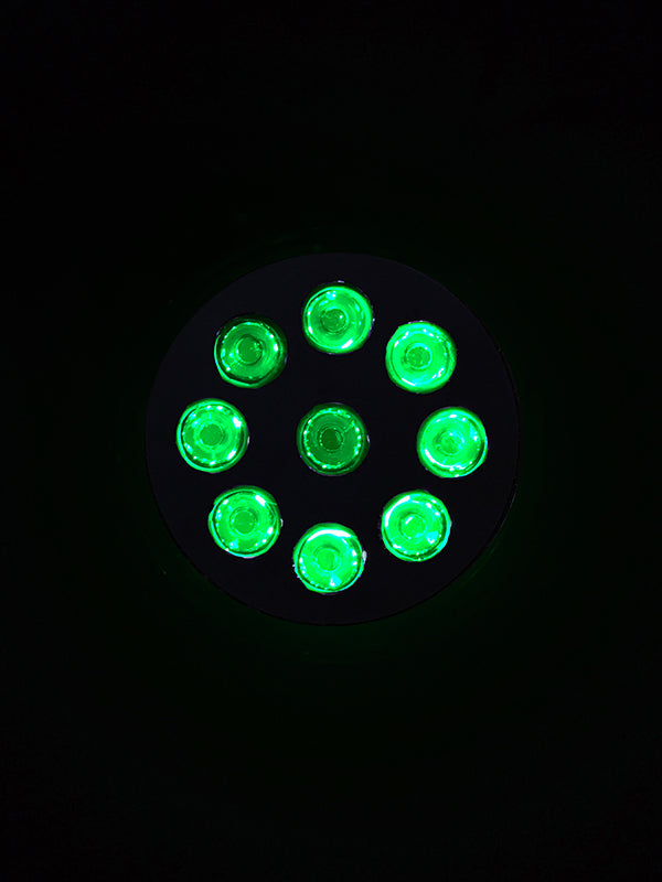 Quake LED Work Light 4 Inch Work Light 27 Watt Spot RGB Accent Fracture Series Quad-Lock/Interlock - QFR793 - Quake LED