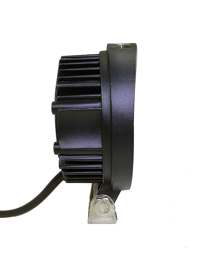 Quake LED Work Light 4 Inch Work Light 27 Watt Spot RGB Accent Fracture Series Quad-Lock/Interlock - QFR793 - Quake LED