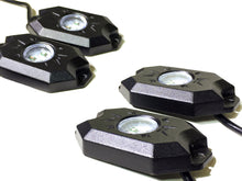 Load image into Gallery viewer, Quake LED Underbody Light Kit 4 Piece RGB Accent Rock Lights (Controller Not Included) Quad-Lock - QTL923 - Quake LED