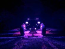Load image into Gallery viewer, Quake LED Underbody Light Kit 4 Piece RGB Accent Rock Lights (Controller Not Included) Quad-Lock - QTL923 - Quake LED
