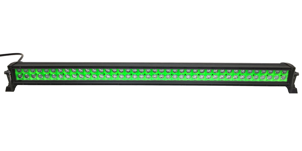 Quake LED Light Bar 42 Inch LED Light Bar Dual Row 240 Watt Green Reflector Combo Ultra Color Series - QUU581 - Quake LED