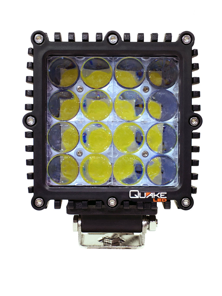 Quake LED Work Light 5 in. 80W 4D Spot RGB Accent Work Light - QFR989 - Quake LED