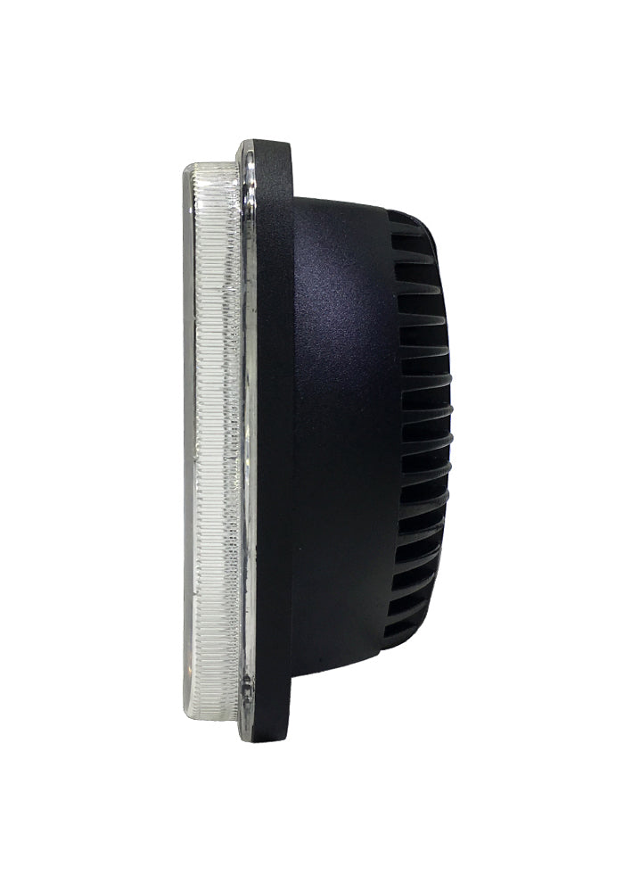 Quake LED Headlight 5x7 Inch Headlight 39 Watt High/Low Jeep YJ/XJ Tempest Series - QTE463 - Quake LED