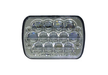 Load image into Gallery viewer, Quake LED Headlight 5x7 Inch Headlight 39 Watt High/Low Jeep YJ/XJ Tempest Series - QTE463 - Quake LED