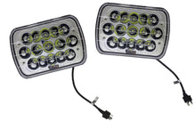 Load image into Gallery viewer, Quake LED Headlight 5x7 Inch Headlight 45 Watt High/Low Tempest Series Jeep XJ/YJ - QTE459 - Quake LED