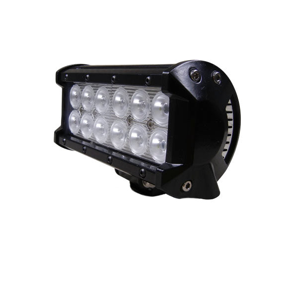 Quake LED Light Bar 6.5 Inch LED Light Bar Dual Row 36 Watt Spot Defcon Series - QUD015 - Quake LED