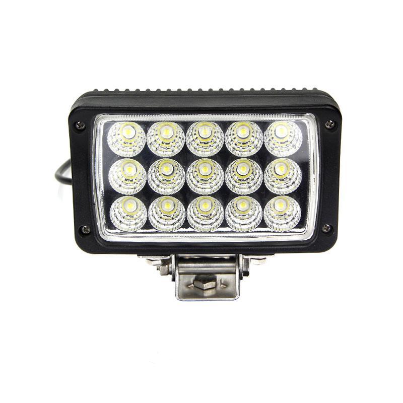 Quake LED Work Light 6 Inch Work Light 45 Watt Flood Headlight Tempest Series - QTE031 - Quake LED