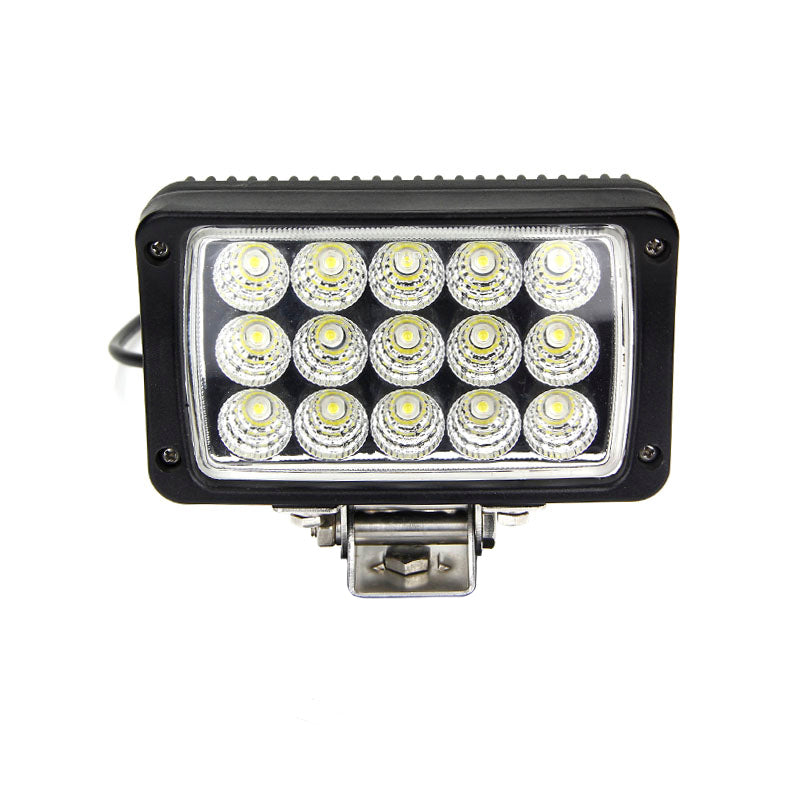 Quake LED Work Light 6 Inch Work Light 45 Watt Flood Headlight Tempest Series - QTE031 - Quake LED