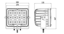 Load image into Gallery viewer, Quake LED Work Light 6 Inch Work Light 90 Watt Spot Megaton Series - QME079 - Quake LED